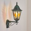 Hongkong Wandlamp voor buiten, Wandlamp Groen, Zwart, 1-licht, Bewegingsmelder