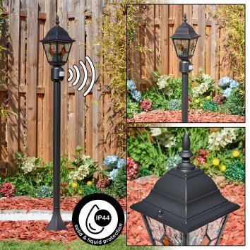 Naofe Pad licht Zwart, 1-licht, Bewegingsmelder Naofe Pad licht Zwart, 1-licht, Bewegingsmelder