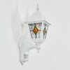 Naofe Wandlamp voor buiten, Wandlamp Wit, 1-licht, Bewegingsmelder