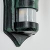 Naofe Wandlamp voor buiten, Wandlamp Groen, Zwart, 1-licht, Bewegingsmelder