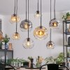 Ripoll Hanglamp, Kogellampje, Hanglamp Amber, Duidelijk, Rookkleurig, 8-lichts