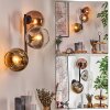 Koyoto Kogellampje, Wandlamp Goud, Duidelijk, Koperkleurig, Rookkleurig, 3-lichts