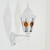 Hongkong Wandlamp voor buiten, Wandlamp Wit, 1-licht, Bewegingsmelder