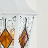 Hongkong Wandlamp voor buiten, Wandlamp Wit, 1-licht, Bewegingsmelder