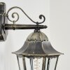 Hongkong Wandlamp voor buiten, Wandlamp Goud, Zwart, 1-licht
