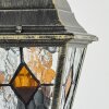 Naofe Wandlamp voor buiten, Wandlamp Bruin, Goud, 1-licht