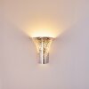 Nerola Muurlamp Zilver, 1-licht