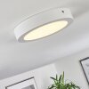 Finsrud Plafondlamp LED Wit, 1-licht