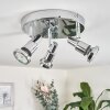 Morges Plafondlamp Chroom, 3-lichts