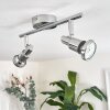 Morges Plafondlamp LED Chroom, 2-lichts