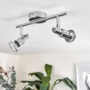 Morges Plafondlamp LED Chroom, 2-lichts