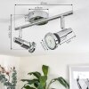 Morges Plafondlamp LED Chroom, 2-lichts