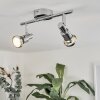 Morges Plafondlamp LED Chroom, 2-lichts