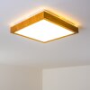 Sora Wood Plafondlamp LED Hout licht, 1-licht