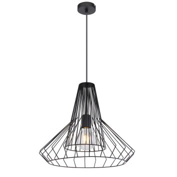 Globo CAVIA Hanger Zwart, 1-licht