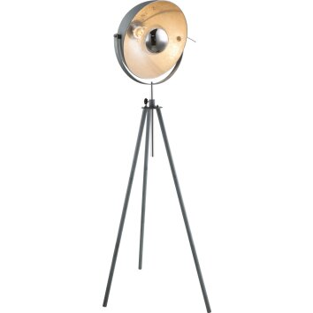 Globo MIRAM Staande lamp Grijs, 1-licht