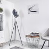 Bagdad Staande lamp Blauw, Chroom, Grijs, 1-licht