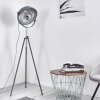 Bagdad Staande lamp Blauw, Chroom, Grijs, 1-licht