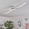 Mohlin Plafondlamp LED Nikkel, Wit, 2-lichts