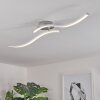 Mohlin Plafondlamp LED Nikkel, Wit, 2-lichts