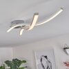 Mohlin Plafondlamp LED Nikkel, Wit, 2-lichts