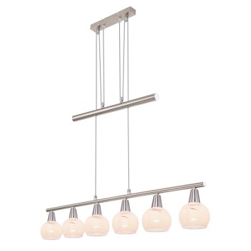 Globo OLLI Hanger Nikkel mat, 6-lichts