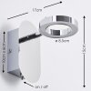 Adel Muurspot LED Chroom, 1-licht