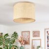 Sabadim Plafondlamp Beige, Natuurlijke kleuren, 1-licht