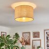 Sabadim Plafondlamp Beige, Natuurlijke kleuren, 1-licht