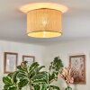 Sabadim Plafondlamp Beige, Natuurlijke kleuren, 1-licht