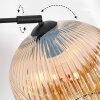 Ripoll Staande lamp, Booglampen Zwart, 1-licht