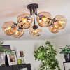 Ripoll Plafondlamp, Kogellampje Amber, 7-lichts
