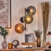 Koyoto Kogellampje, Wandlamp Blauw, Groen, Koperkleurig, 3-lichts
