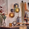Koyoto Kogellampje, Wandlamp Blauw, Groen, Koperkleurig, 3-lichts