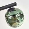 Ripoll Plafondlamp, Kogellampje Blauw, Groen, Koperkleurig, 10-lichts