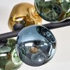 Ripoll Plafondlamp, Kogellampje Blauw, Goud, Groen, 10-lichts