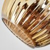 Ripoll Plafondlamp, Kogellampje Chroom, Goud, Koperkleurig, Rookkleurig, 3-lichts
