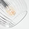 Koyoto Plafondlamp, Kogellampje 82 cm Duidelijk, 7-lichts