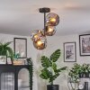 Ripoll Plafondlamp, Kogellampje Rookkleurig, 4-lichts
