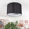 Soungou Plafondlamp Zwart, Wit, 1-licht