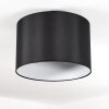 Soungou Plafondlamp Zwart, Wit, 1-licht