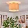 Soungou Plafondlamp Beige, 1-licht