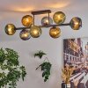 Koyoto Plafondlamp, Kogellampje Blauw, Goud, Groen, 8-lichts