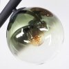 Gastor Plafondlamp, Kogellampje Blauw, Groen, Duidelijk, Koperkleurig, 10-lichts