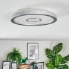 Simonstorp Plafondlamp, Paneel LED Zilver, Wit, 1-licht