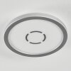 Simonstorp Plafondlamp, Paneel LED Zilver, Wit, 1-licht