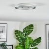 Simonstorp Plafondlamp, Paneel LED Zilver, Wit, 1-licht