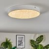 Elmar Plafondlamp, Paneel LED Wit, 1-licht