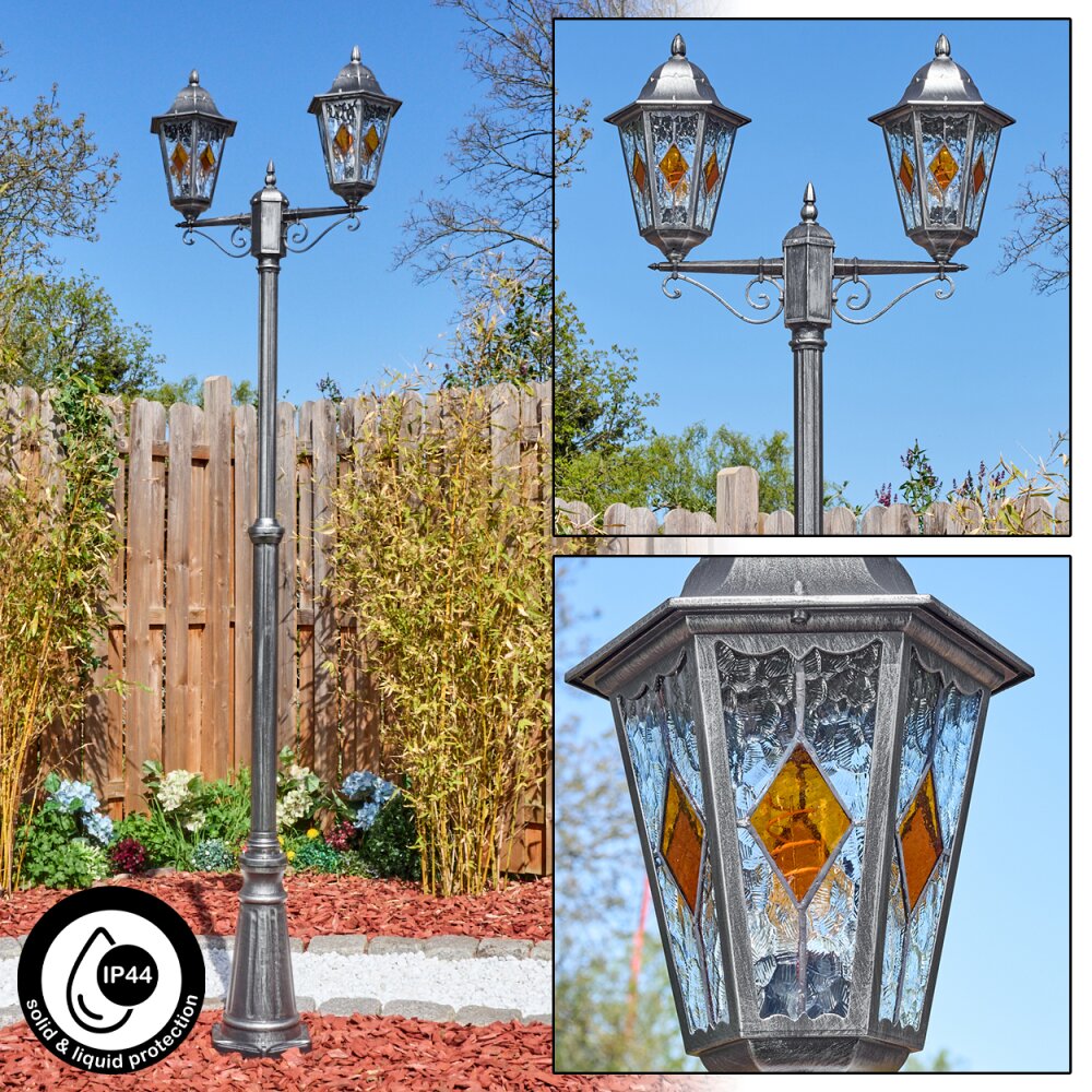 Lignac Kandelaar, Pad licht Zwart, Zilver, 2-lichts main product photo