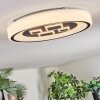 Jalon Plafondlamp, Paneel LED Wit, 1-licht, Afstandsbediening